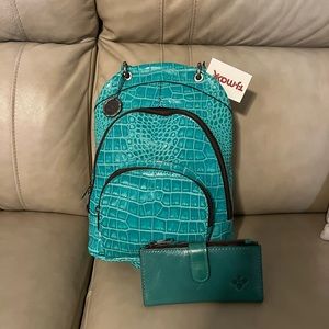 Brand new Patricia Nash bag and matching wallet